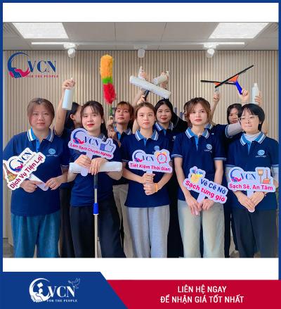 VCN Group – Vệ Sinh Nhà Xưởng Nam Từ Liêm | Bàn Giao Sạch, Đúng Tiến Độ